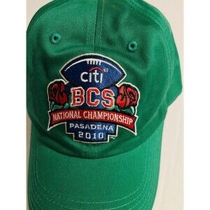 NEW Nike 2010 BCS National Championship Hat NCAA Football Rose Bowl Alabama VTG
